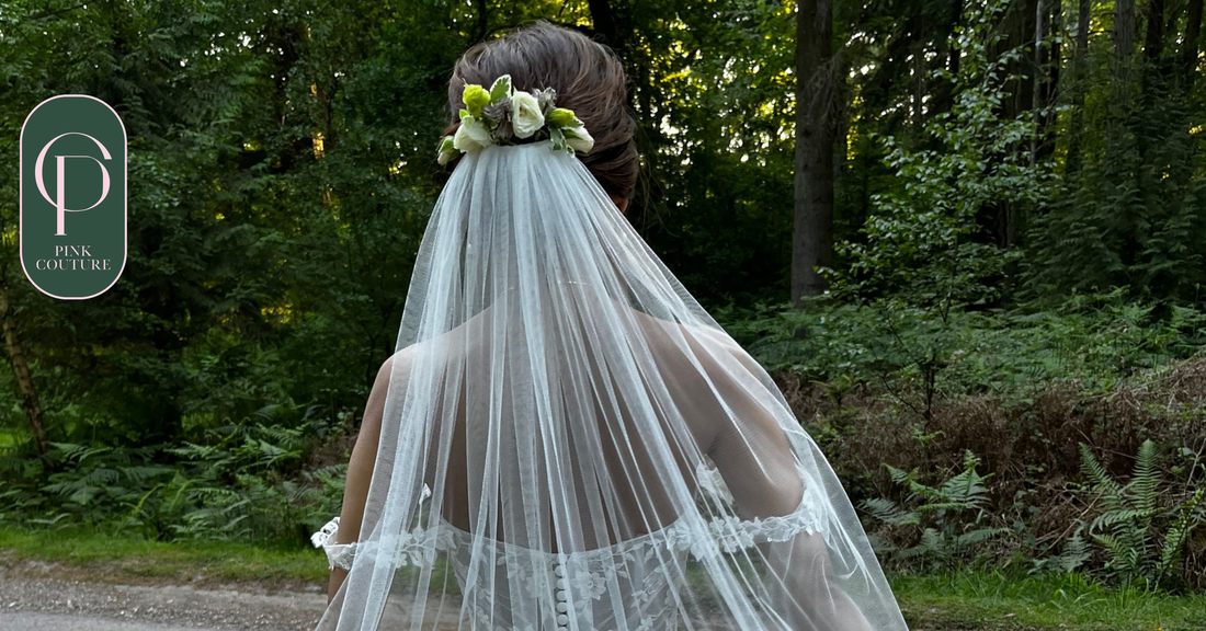 Bespoke wedding veil designed by Pink Couture